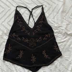 Beaded Free People Tank